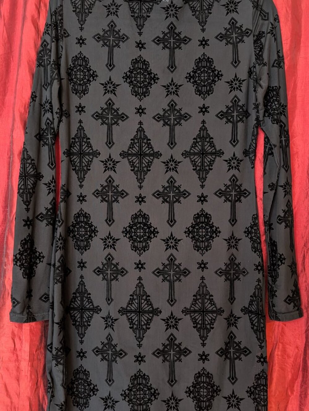 Killstar Alter Mesh Bodycon Dress XL - Picture 3 of 7